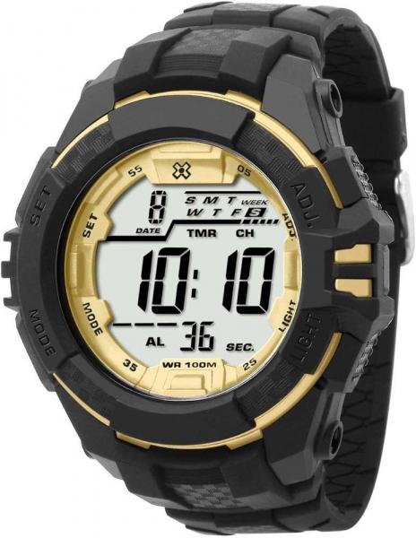 Relogio Masculino Digital X-Games Preto com Dourado XMPPD334 BXPX