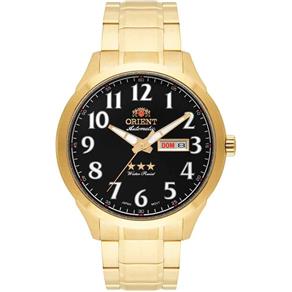 Relogio Masculino Dourado Automatico Orient