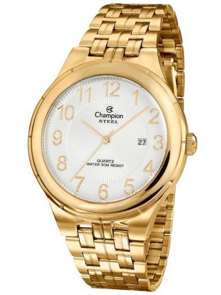 Relógio Masculino Dourado Champion Todos os Numeros Ca21624h
