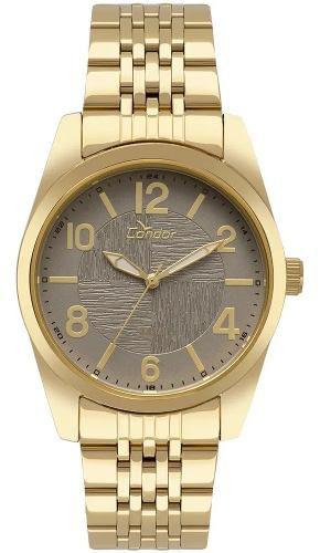 Relógio Masculino Dourado Cinza Condor Co2035kyf/4c