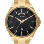 Relogio Masculino Dourado Data E Semana Orient Original+NF