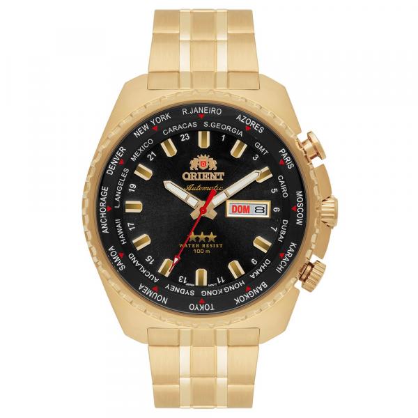 Relógio Masculino Dourado Esportivo Orient 469gp057 P1kx.