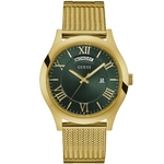 Relógio masculino dourado guess analógico 92633MPGDDA2