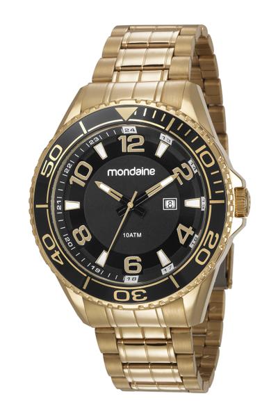 Relógio Masculino Dourado Mondaine 83414GPMVDS2