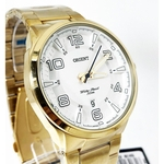 Relógio Masculino Dourado Quartz Orient Mgss1177 S2Kx