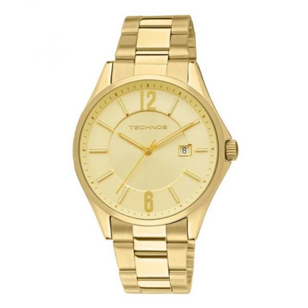 Relogio Masculino Dourado Technos com Data 2115TF/4X