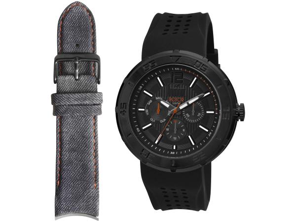 Relógio Masculino Dumont Analógico - Resistente à Água Rotor DU6P29ABO/S8P com Pulseira