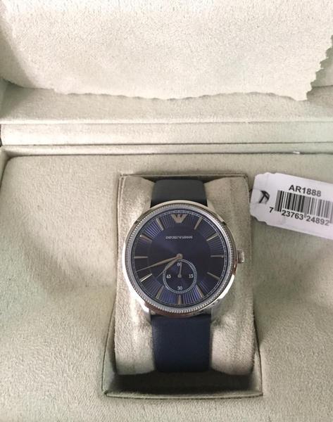 Relógio Masculino Emporio Armani Ar1888 Azul