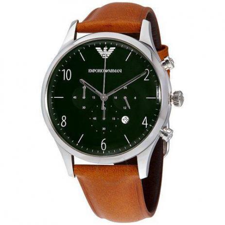 Relógio Masculino Emporio Armani Ar1941 Couro