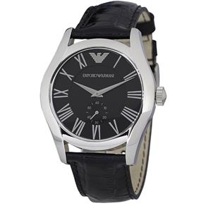 Relógio Masculino Emporio Armani Modelo AR0643 Pulseira em Couro / a Prova D' Água