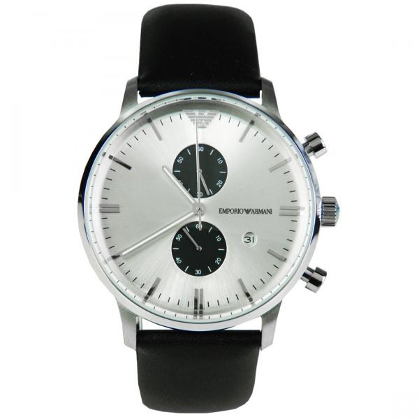 Relógio Masculino Emporio Armani Modelo AR0385 a Prova D Água / Pulseira em Couro