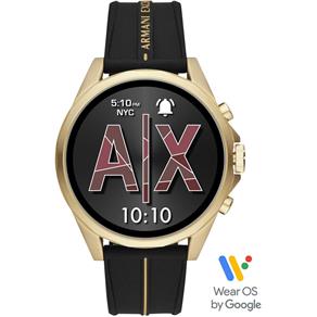 Relógio Masculino Emporio Armani Modelo AXT2005 Pulseira em Silicone / a Prova D` Água