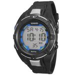 Relogio Masculino Esportivo Preto com Azul Speedo 81131g0evn