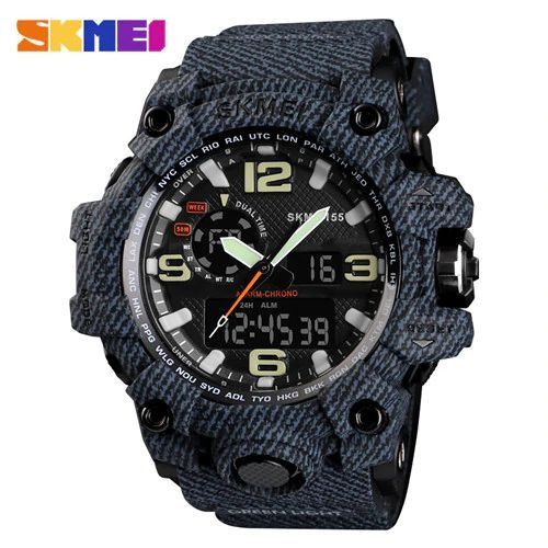 Relogio Masculino Esportivo Skmei 1155 Azul