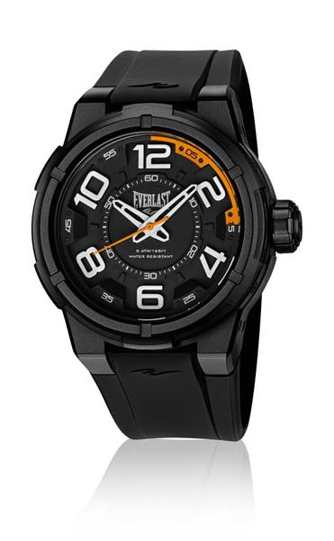 Relógio Masculino Everlast Esporte E688 48mm Silicone Preto