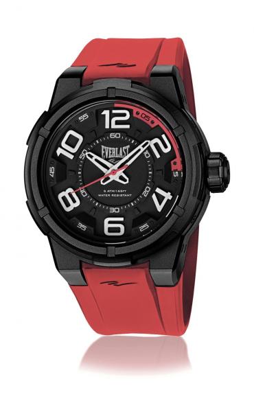 Relógio Masculino Everlast Esporte E691 48mm Silicone Laranja