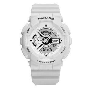 Relógio Masculino Feminino Panars 8125 Esportivo Branco