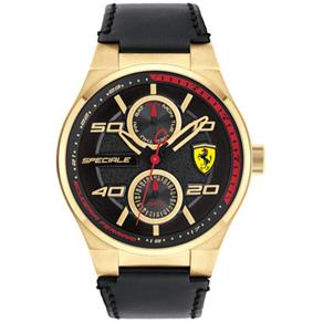 Relógio Masculino Ferrari 0830417 Prova D` Água / Pulseira de Couro