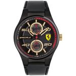 Relógio Masculino Ferrari 0830418 Prova D' Água / Pulseira de Couro