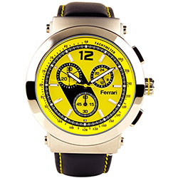 Relógio Masculino Ferrari FB007-A Esportivo Analógico Cronógrafo Caixa 5cm