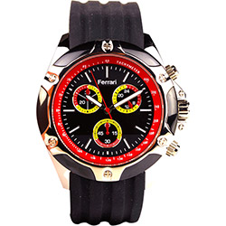 Relógio Masculino Ferrari FB008-M Esportivo Analógico Cronógrafo Caixa 5cm