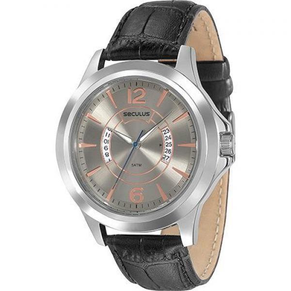 Relógio Masculino Fino Elegance Slim Silver - *Ctmd Ti