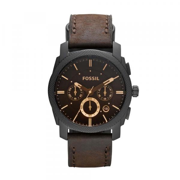 Relógio Masculino Fossil Analógico FFS4656/Z / FS4656/0PI 42mm Couro