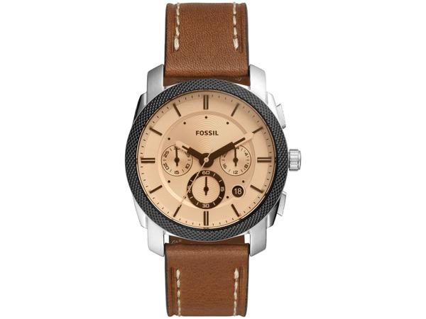 Relógio Masculino Fossil Analógico Machine - FS5620/0MN Marrom