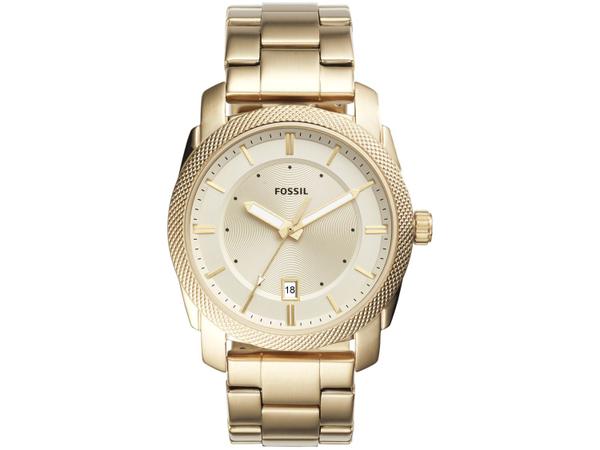 Relógio Masculino Fossil Analógico Machine - FS5264/4XN Dourado