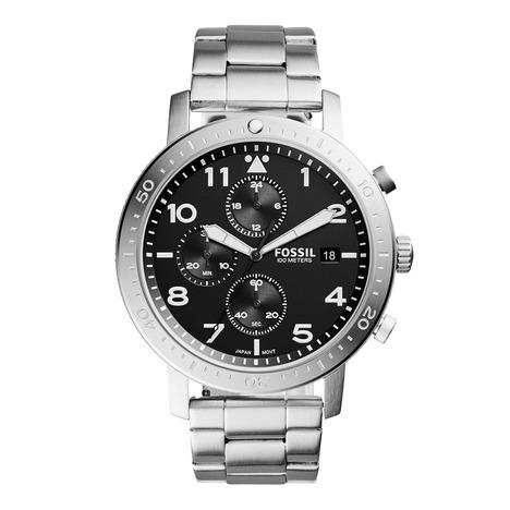 Relógio Masculino Fossil Ch3082/1pn 46mm Pulseira Aço Prata