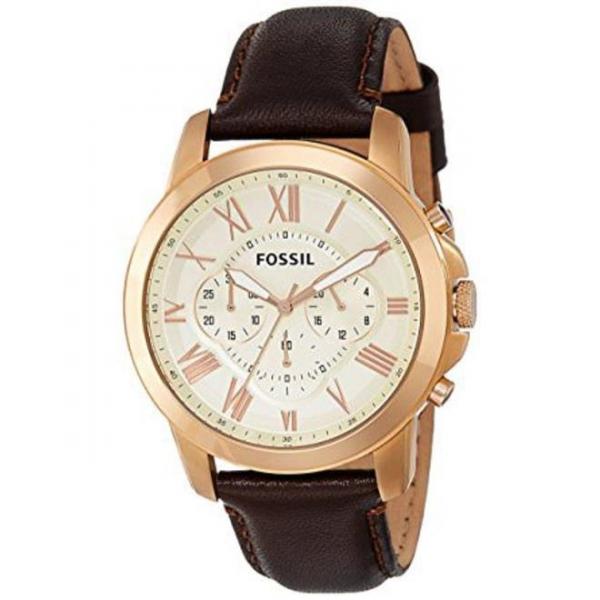 Relógio Masculino Fossil Chronograph FS4991 Aço Rose