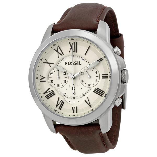 Relógio Masculino Fossil Conceder Cronógrafo Marrom Fs4735