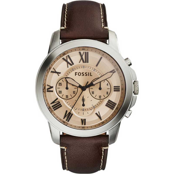 Relógio Masculino Fossil FS5152/0MN 44mm Couro Marrom