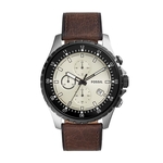 Relógio Masculino Fossil FS5674/0KN 48mm Couro Marrom