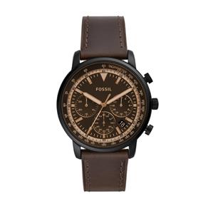 Relógio Masculino Fossil Goodwin FS5529/0MN 44mm Couro Marrom