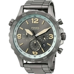 Relógio Masculino Fossil Nate Chronograoh Jr1517/1cn Cinza