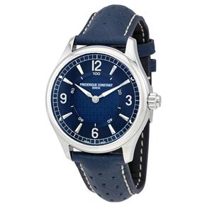 Relógio Masculino Frederique Constant Modelo Fc-282an5b6 - a Prova D`água / Pulseira em Couro