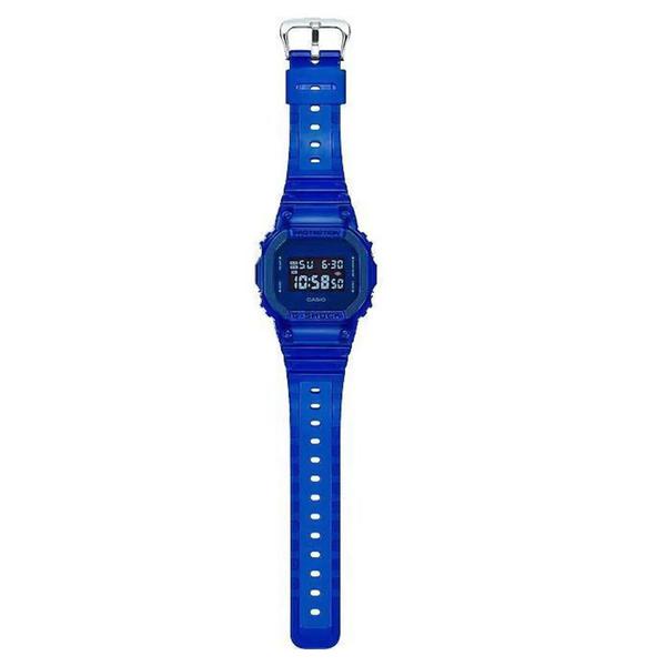 Relógio Masculino G-Shock Digital DW-5600SB-2DR - Azul - Casio