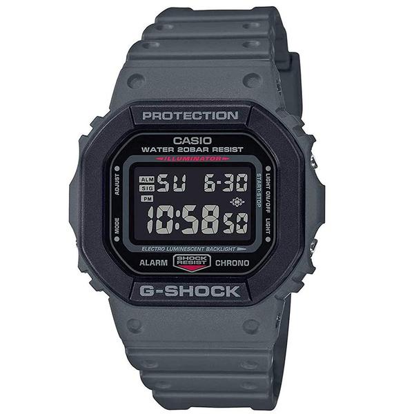 Relógio Masculino G-Shock Digital DW-5610SU-8DR - Cinza - Casio