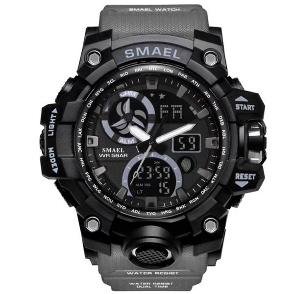 Relógio Masculino G-Shock Smael 1545C Militar - Cinza
