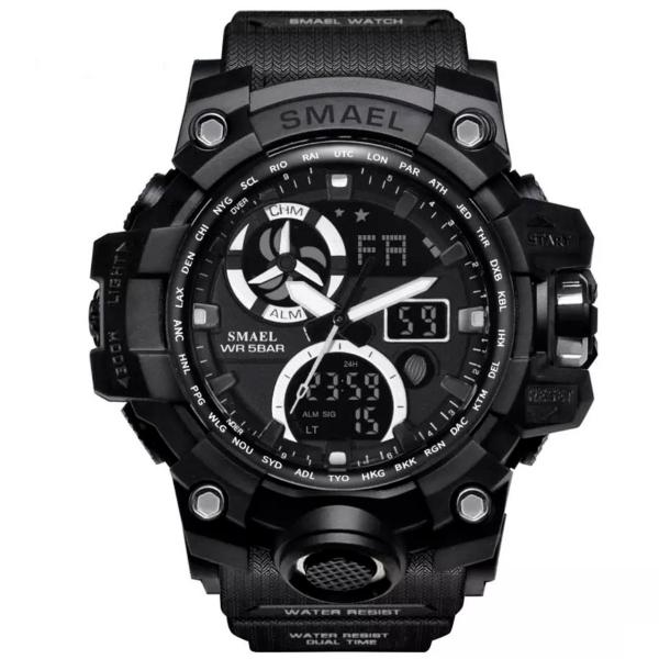 Relógio Masculino G-Shock Smael 1545C Militar - Preto