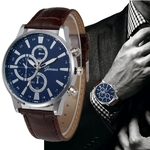 Relógio Masculino Geneva Classic Marrom