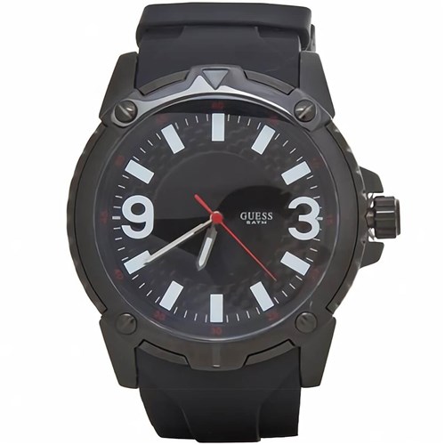 Relógio Masculino Guess Analógico 92397Gpgspu1 Aço Negro