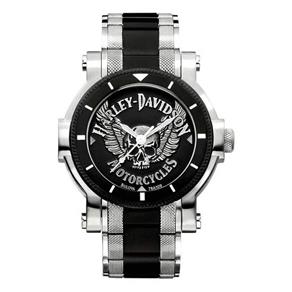 Relógio Masculino Harley-Davidson By Bulova Modelo 78A109 - a Prova D' Água