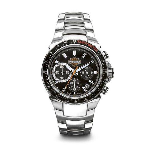 Relógio Masculino Harley-davidson By Bulova Modelo 78b113 - a Prova D' Água