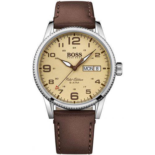 Relógio Masculino Hugo Boss 44mm Modelo 1513332 - Pulseira em Couro