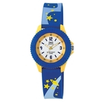 Relógio Masculino Infantil Azul E Amarelo Q&Q Prova D'Água