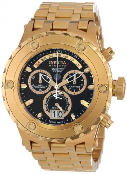 Relógio Masculino Invicta 14468 52mm Aço Dourado