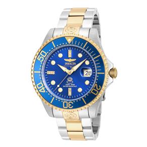 Relógio Masculino Invicta Modelo 20144 Pro Diver Automático Light Azul - a Prova D`água