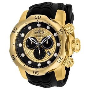 Relógio Masculino Invicta Modelo 20443 Venom Dourado, Preto - à Prova D`água